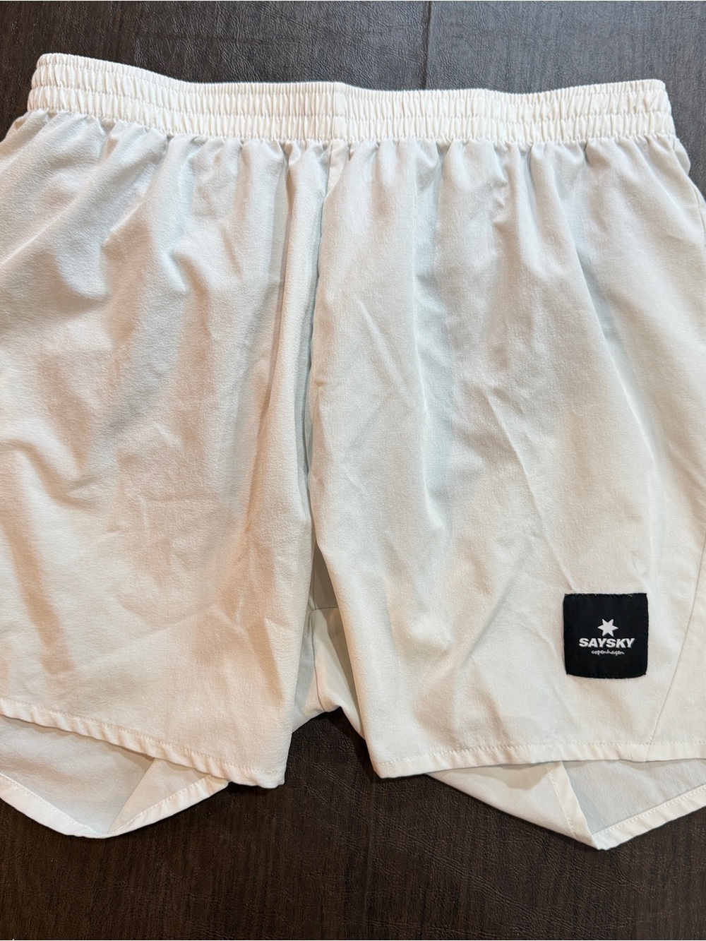 SAYSKY White Athletic Shorts Sz L